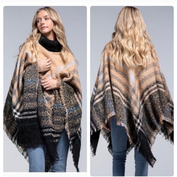 ruggine Sweaters - MACCHIA DI NEW YORK PONCHO✨️